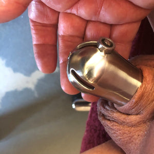 CH38 - PA Chastity cage / Titanium Plug and Bolt - Oxy-shop