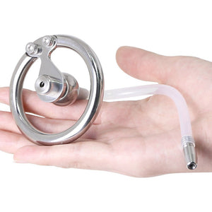 CH47 - Negative Chastity Cage with Catheter - Oxy-shop