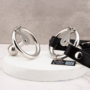 CH48 - Extreme Inverted Plugged Cylinder Chastity Cage - Oxy-shop