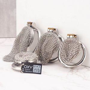 CH50 - Lancelot Chastity Cage - Mesh Cock Cage - Oxy-shop