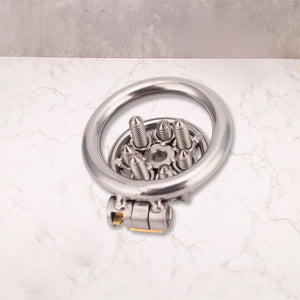 CH55 - Flat Spiked Chastity - Pierce my Clit - Oxy-shop