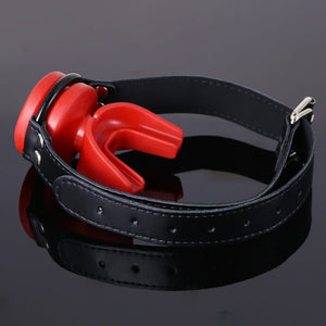 Chomp Mouth Gag with piss-hose / Piss play - Oxy-shop