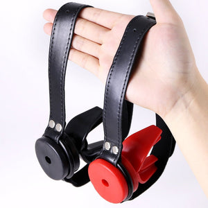 Chomp Mouth Gag with piss-hose / Piss play - Oxy-shop