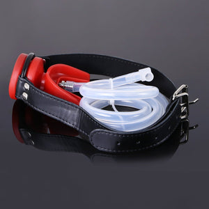 Chomp Mouth Gag with piss-hose / Piss play - Oxy-shop