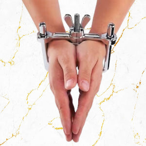 Dungeon Steel Hand-Cuffs - Oxy-shop