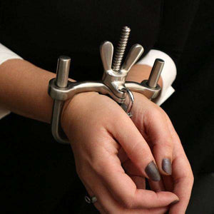 Dungeon Steel Hand-Cuffs - Oxy-shop
