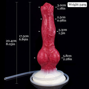 Ejaculating Dog dick Dildo - Add any liquid - Oxy-shop