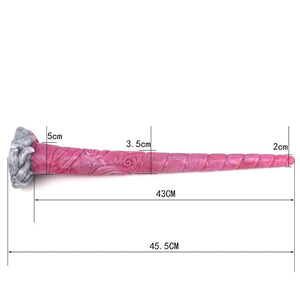 Extra Long Unicorn Dildo 18.11 '' | 46cm - Oxy-shop
