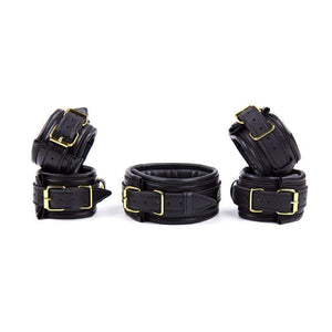 Faux/Vegan Leather BDSM Restraints Set - Oxy-shop