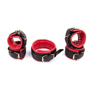 Faux/Vegan Leather BDSM Restraints Set - Oxy-shop