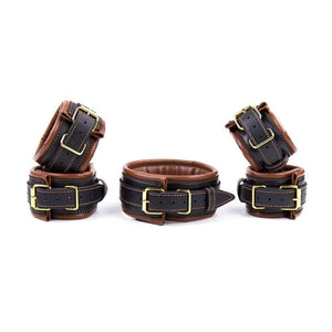 Faux/Vegan Leather BDSM Restraints Set - Oxy-shop