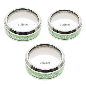 Fluorescent Glans Ring - "Love" - Oxy-shop