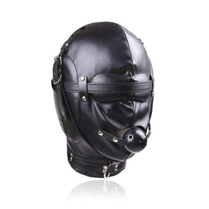 Headgear With Mouth Ball Gag - ''Hood to be'' - Oxy-shop