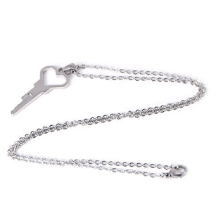 💝 Heart Shaped Key Necklace for chastity - Free - Oxy-shop