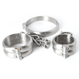 Heavy Duty restraint Set - Smooth & Secure - STEEL - Male or Female Sizes - Oxy-shop