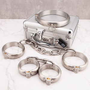 Heavy Duty restraint Set - Smooth & Secure - STEEL - Male or Female Sizes - Oxy-shop