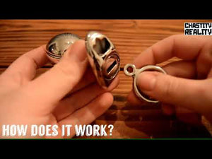 Locking Butt Plug for Anal Chastity