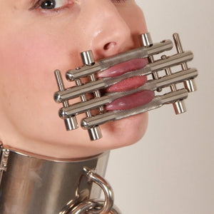 Lips and Tongue bondage Press - Shut up! - Oxy-shop