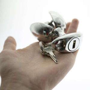 Locking Butt Plug for Anal Chastity - Oxy-shop