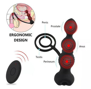 "Man's best friend" - Remote Butt plug + Cock ring - Oxy-shop