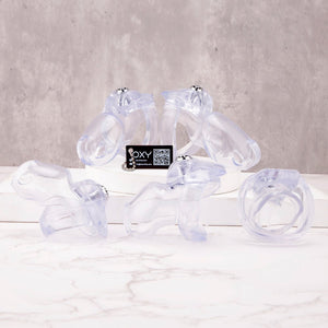 NEW HTV5 Resin Chastity cage - Click & Lock - Oxy-shop