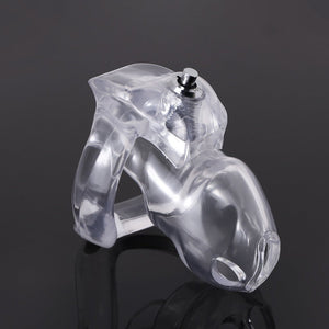 NEW HTV5 Resin Chastity cage - Click & Lock - Oxy-shop