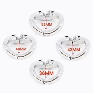 Next Generation locking chastity cage - Steel - Oxy-shop