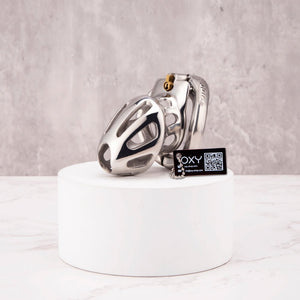 Next Generation locking chastity cage - Steel - Oxy-shop