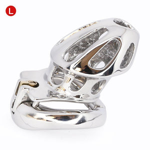 Next Generation locking chastity cage - Steel - Oxy-shop