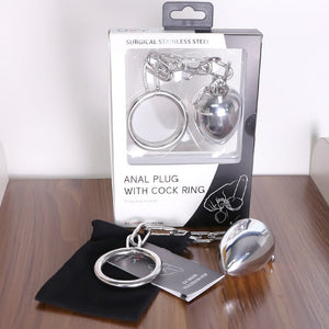 OXY11 - Anal Plug with Cock Ring - Oxy-shop