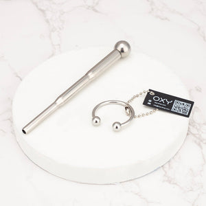 Penis Plug Removable Stopper + FREE Cock Ring - Oxy-shop