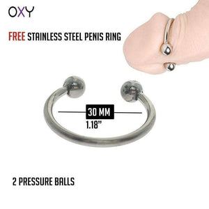 Penis Plug Removable Stopper + FREE Cock Ring - Oxy-shop