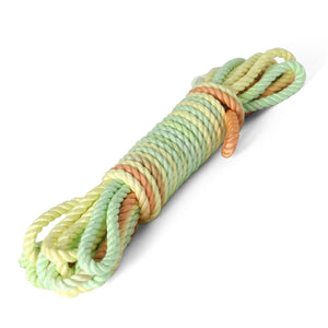 Rainbow Color Silk Kinbaku Rope - 8 meters - Oxy-shop