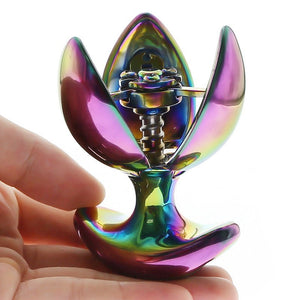 Rainbow Locking Butt Plug - Oxy-shop