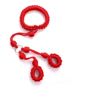 Shibari rope back restraint - BDSM gear for Bondage aesthetic and restraint - Oxy-shop