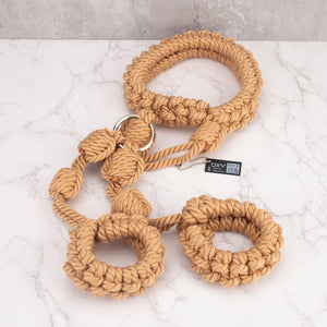 Shibari rope back restraint - BDSM gear for Bondage aesthetic and restraint - Oxy-shop