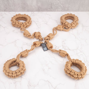 Shibari rope Hog-tie / Restraint gear and Bondage Play for BDSM - Oxy-shop