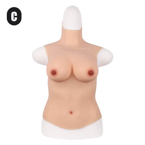 Silicone Breast Forms - Full Upper Vest for Crossdressers - Oxy-shop