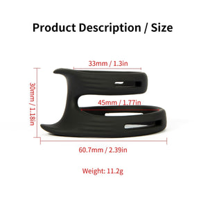 Silicone Dual Cock Ring - Oxy-shop