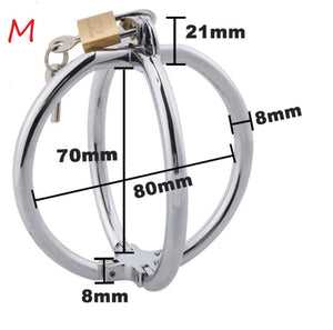 Solid Steel Cross Handcuffs - Oxy-shop