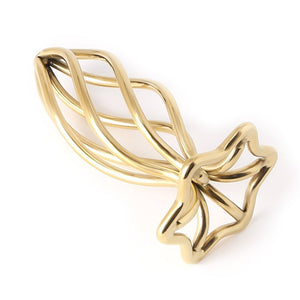 Spiral Anal Plug - Gold coated Stainless Steel - Oxy-shop