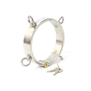 Steel - Slave collar with thorns - Oxy-shop