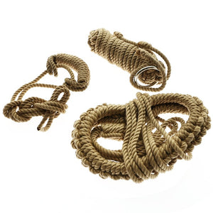 “Tie your Sub” - Pre-tied Shibari ropes Bundle - 3 Items - Oxy-shop