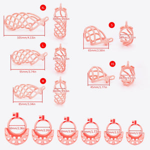 Twisted Manhood & Ergo-Me - "Shell" - 3D Printed Chastity - Oxy-shop