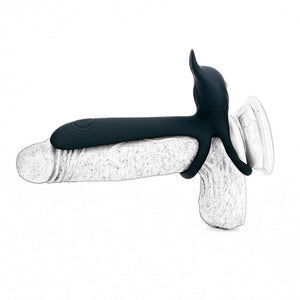 Vibrating Dual Cock Ring - Vagina G Spot Massager - Oxy-shop