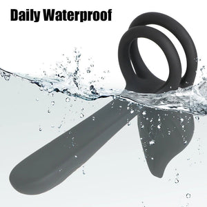 Vibrating Dual Cock Ring - Vagina G Spot Massager - Oxy-shop