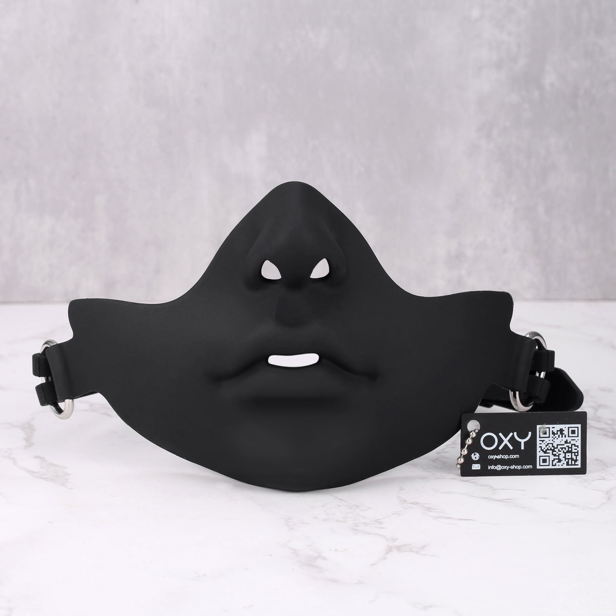 The Blank Slate Mask + Gag — No Face, No Voice, No Say