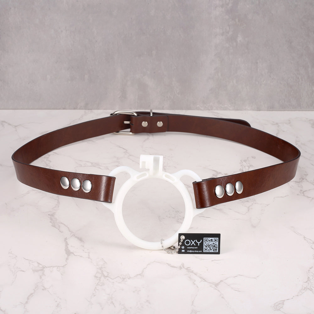 The No-Escape Strap - Leather Chastity cage Belt
