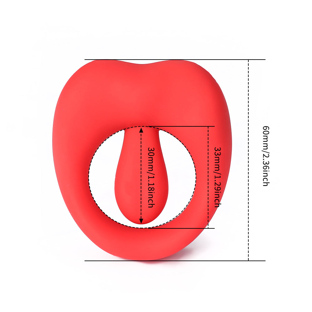 PulseBite – Vibrating Mouth like Cock Ring - remote Controlled