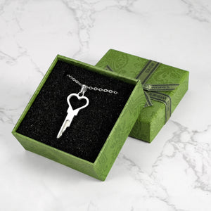 💝 Mini Heart Shaped Key Necklace for Mini Locks Chastity